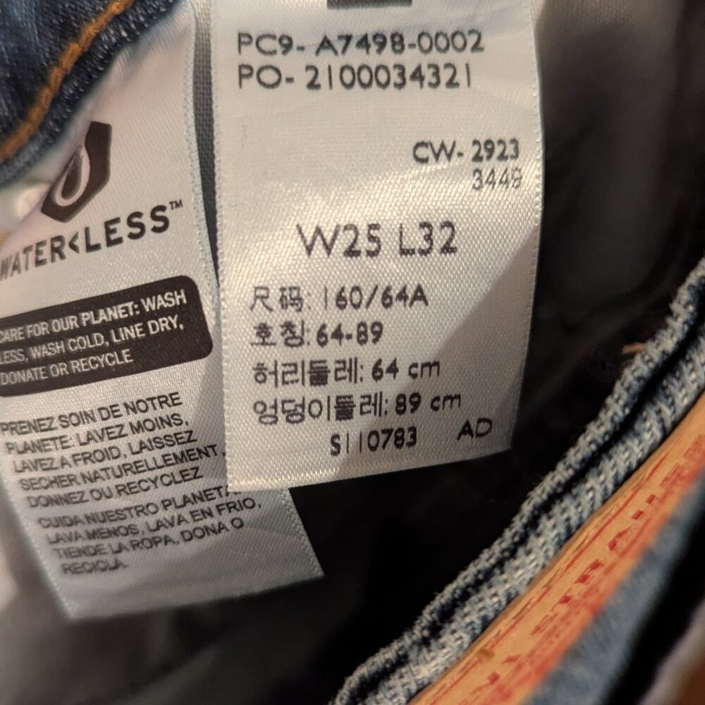 Levi's low loose jeans Women's Medium Blue wash - Picture 5 of 5